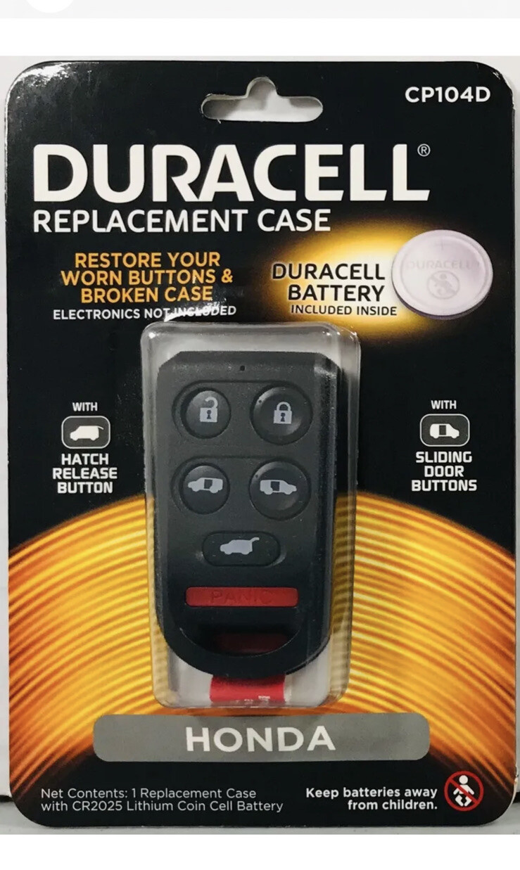 Honda Duracell Replacement Case CP104D Restore Your Worn Buttons & Broken Case