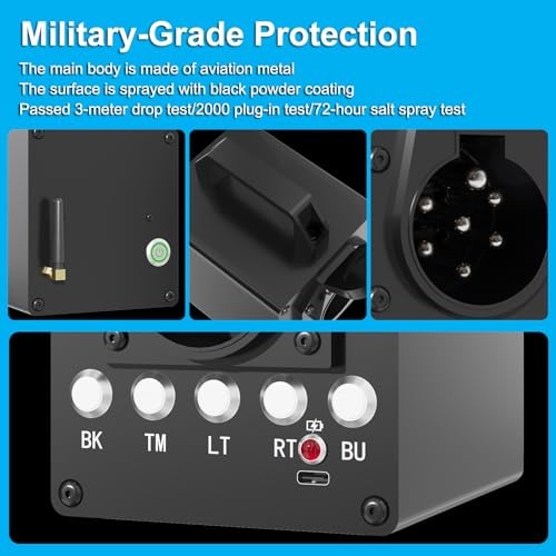 with2V0Ah Battery, Wireless Remote Control 1 Portable Trailer Light Tester Box