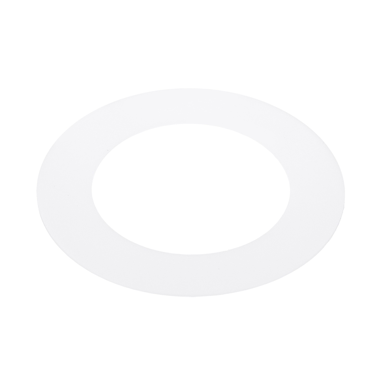 3.2" ID 4.9" OD Plastic Trim Ring Translucent Matte White Goof Rings