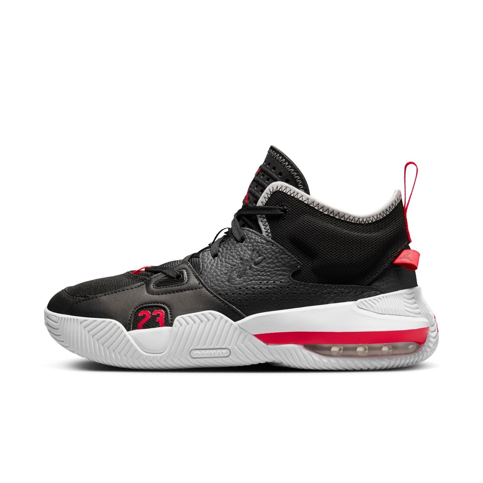 Nike Air Jordan Stay Loyal 2 Black Red White Sneakers DQ8401-006 Mens Size