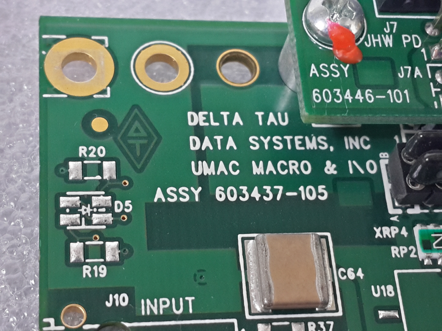 DELTA TAU DATA SYSTEMS INC UMAC MACRO & I\O PN/603437-105