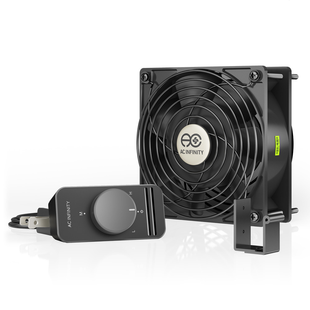 AXIAL S1238, 120mm Muffin Fan for Doorway, Room to Room, Wood Stove, Fireplace