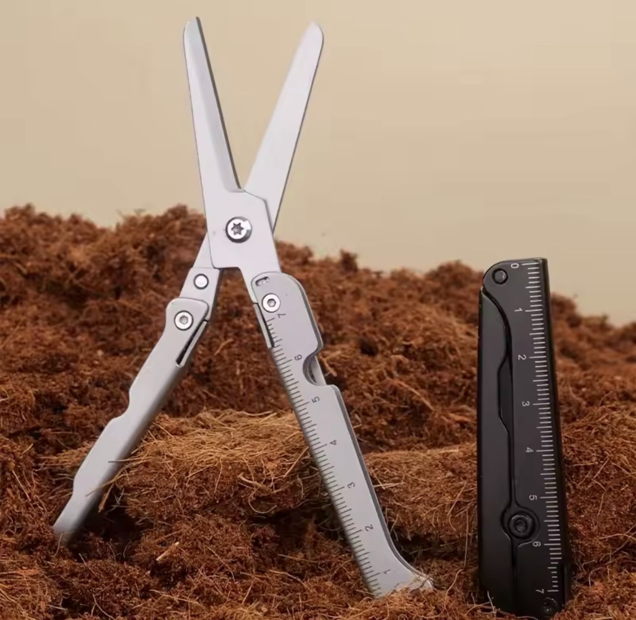 Portable Folding Pocket Scissors Multifunctional EDC Multi Tool Giftmen Steel