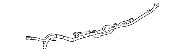 Genuine GM Rear License Plate Lamp Wiring Harness 20913494