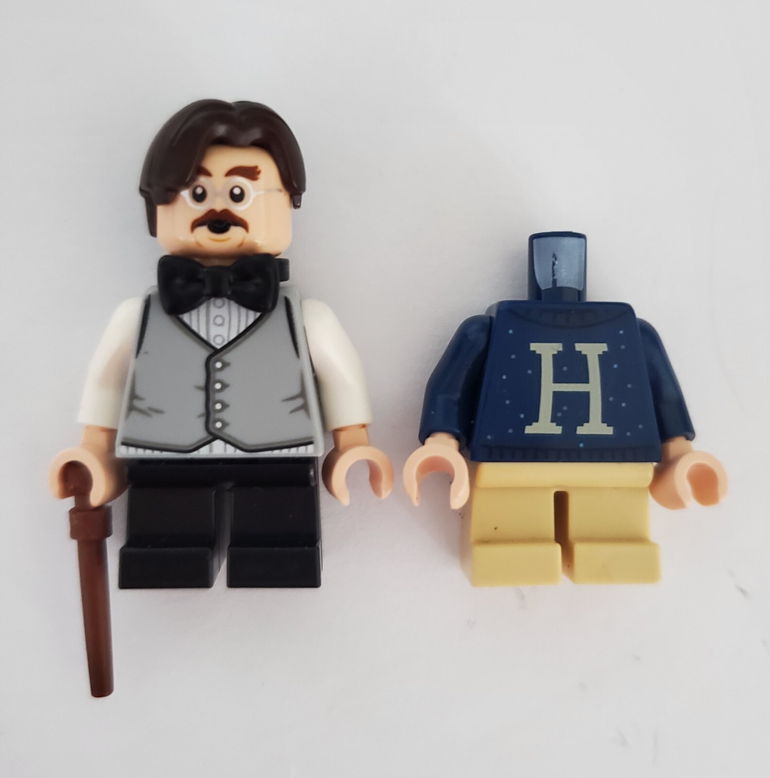LEGO lot of 2 Harry Potter Minifigures Professor Filius Flitwick & Harry Potter