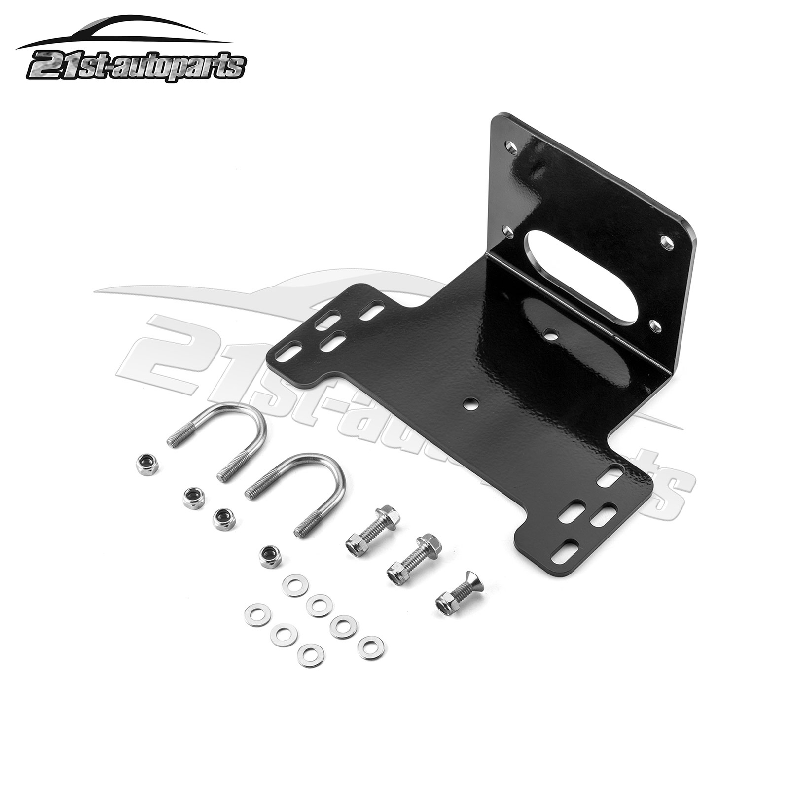 Steel Winch Mounting Bracket Plate For Kawasaki Mule 600/Mule 610 2005-2016