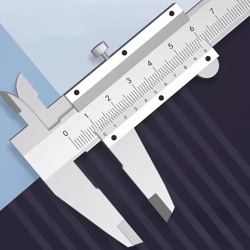 Mechanical Analog Vernier Caliper 6” Dual Scale