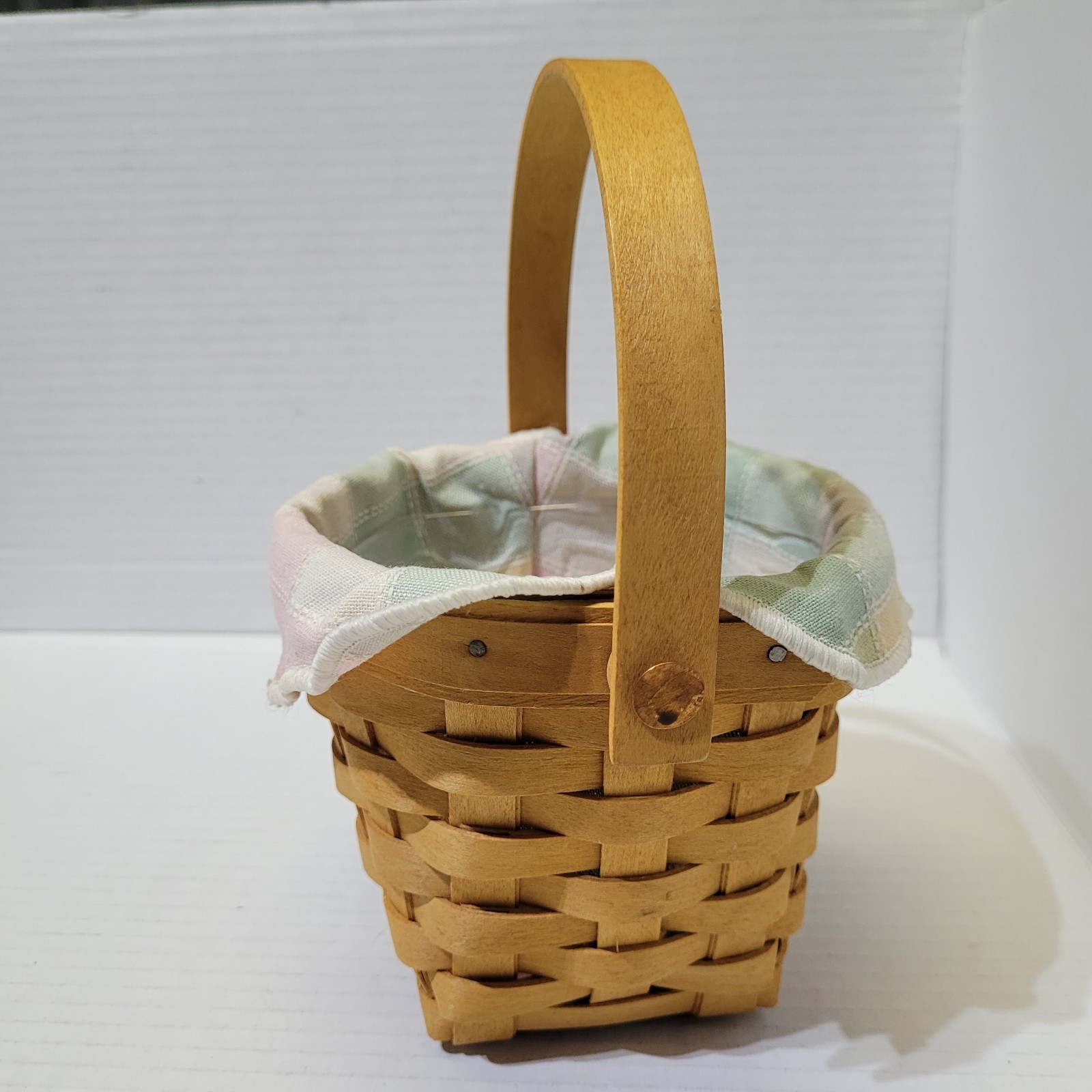 Longaberger Teacher Basket Square 2000, Liners - 5x4.5in