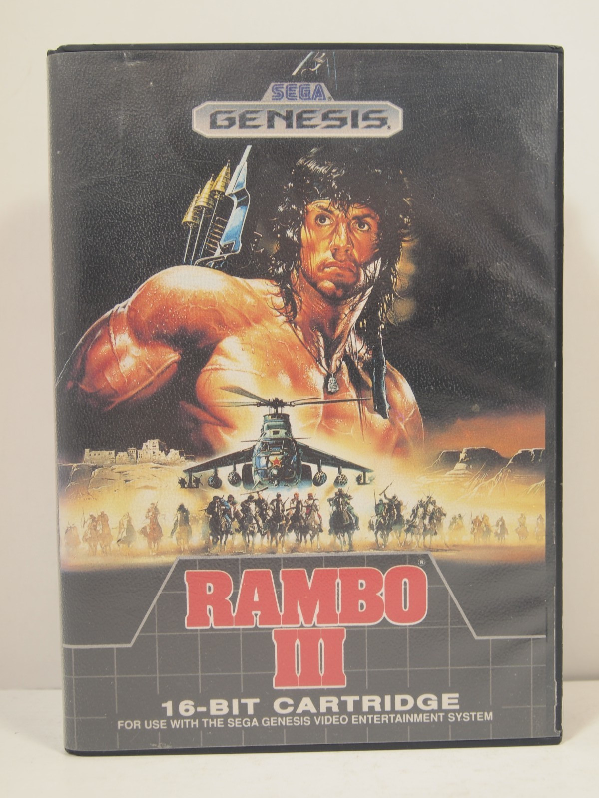 Rambo III 3 Case (SEGA Genesis) Authentic BOX ONLY