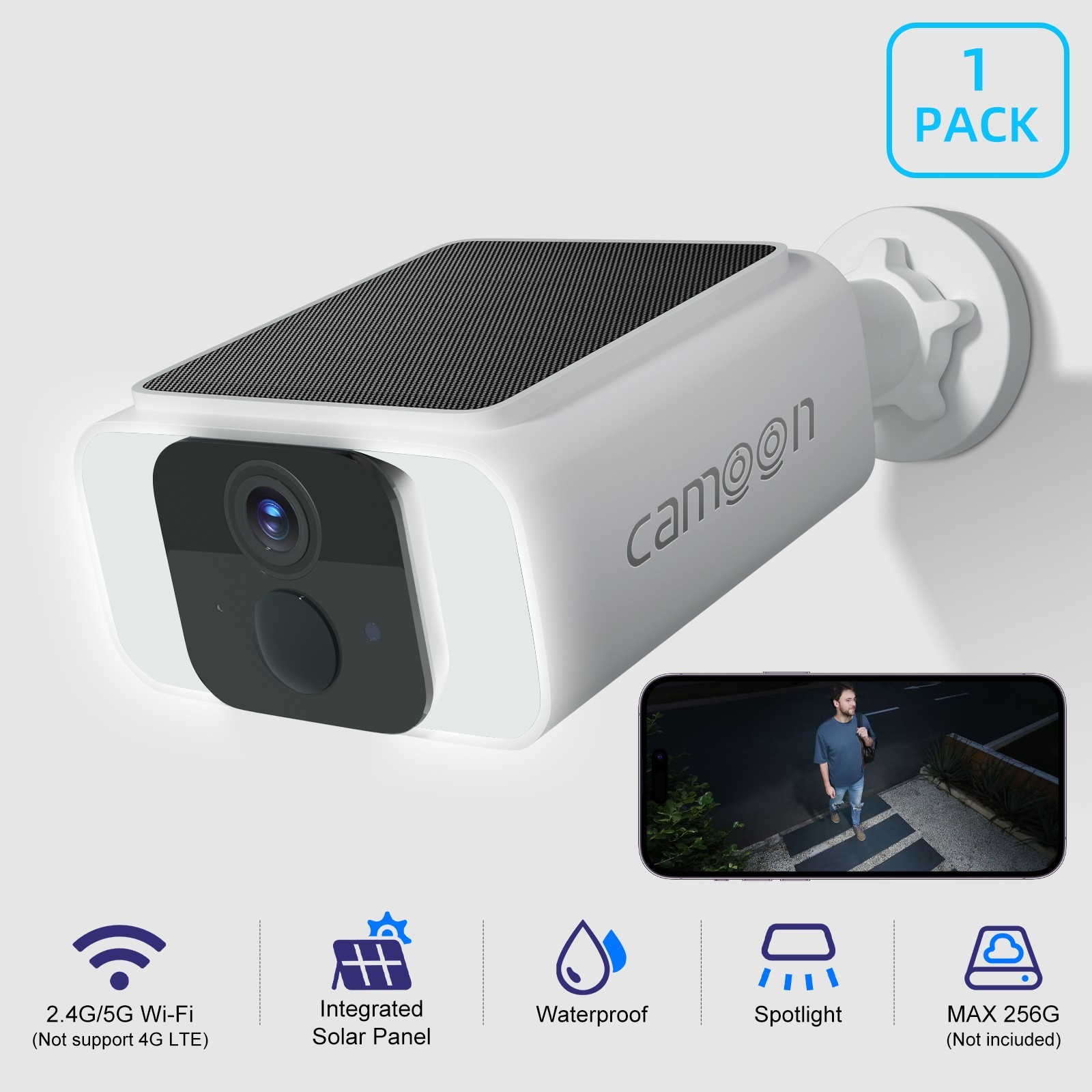 5G wifi camera Solar Security Camera Outdoor Wireless
