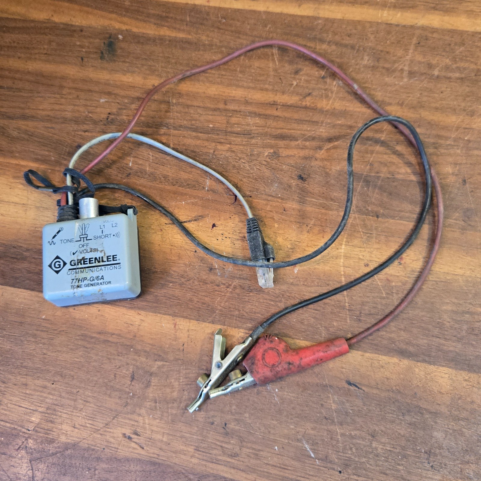 Greenlee 77HP-G /6A Tone Generator Communications Cable Tester Probe untested