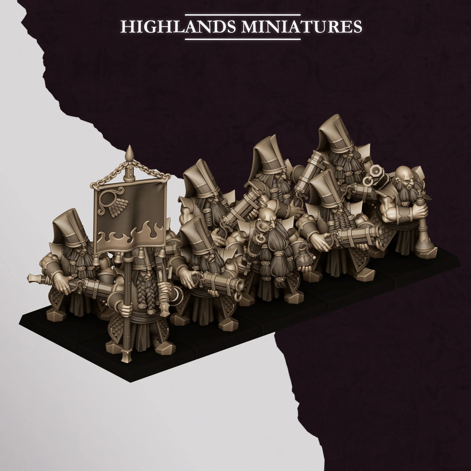 Marduk Shooters (Blunderbus) - Resin Tabletop Miniature