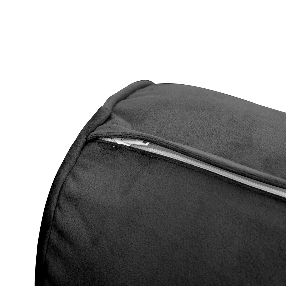 STYLE V6 Full Velvet Pipe Trim Indoor Daybed Bolster Pillow |COVER ONLY| AD350