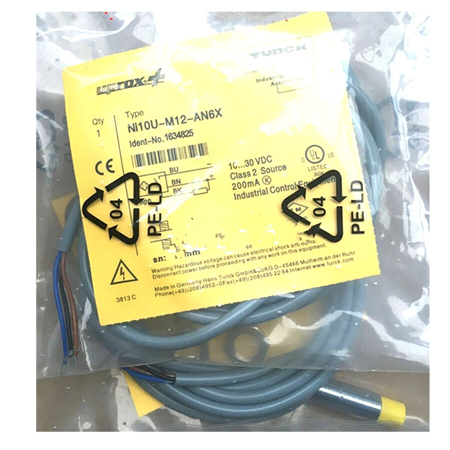 1pc TURCK NI10U-M12-AN6X Inductive Sensor