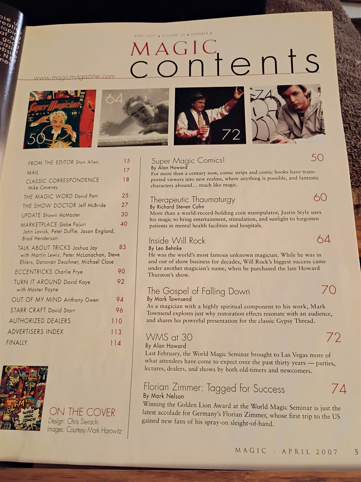 Super Magic Comics Magic Magazine Issue April 2007 #13