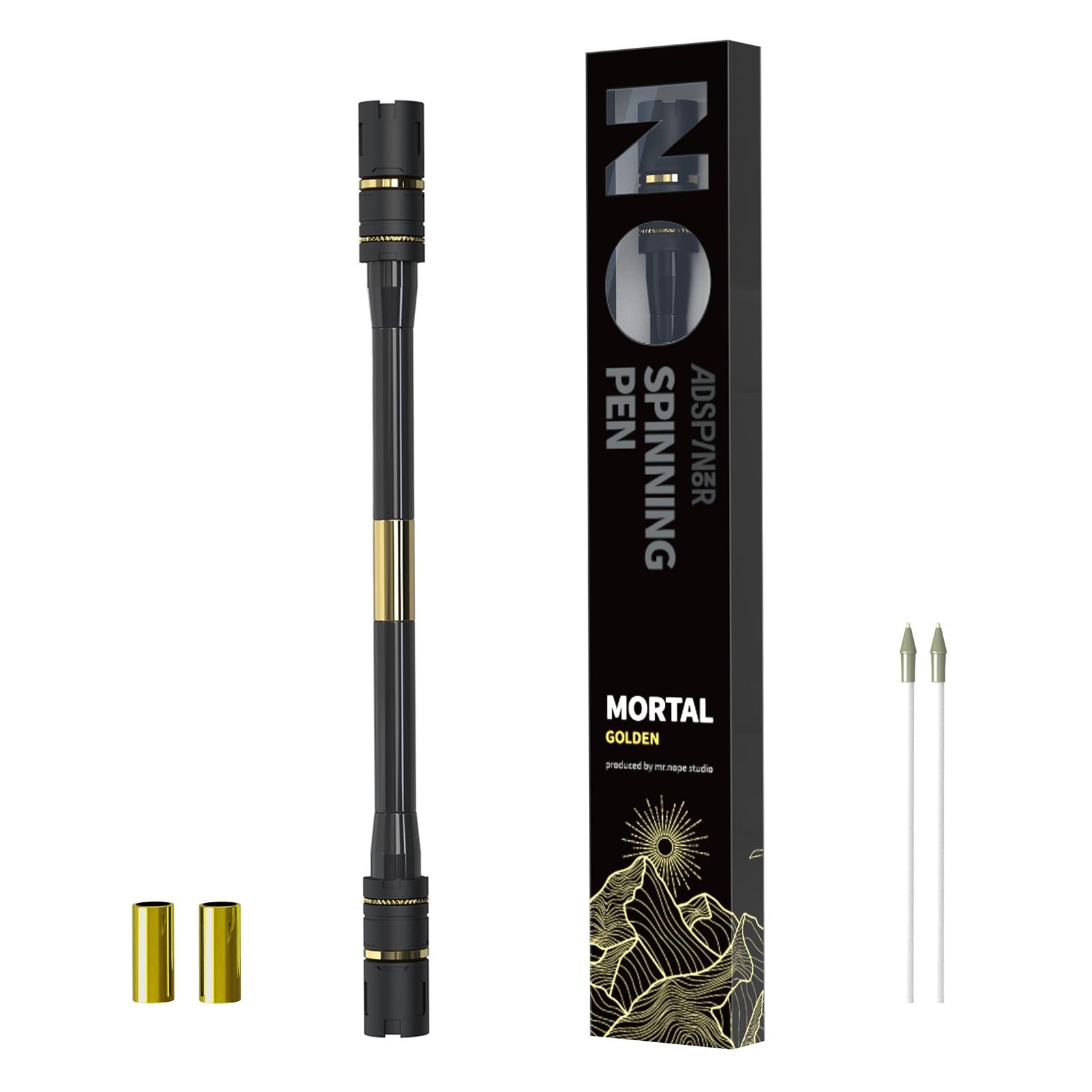 Mortal Spinning Pen Mod by Mr. Nope Professional Trick Pen for Tricks & Relie...