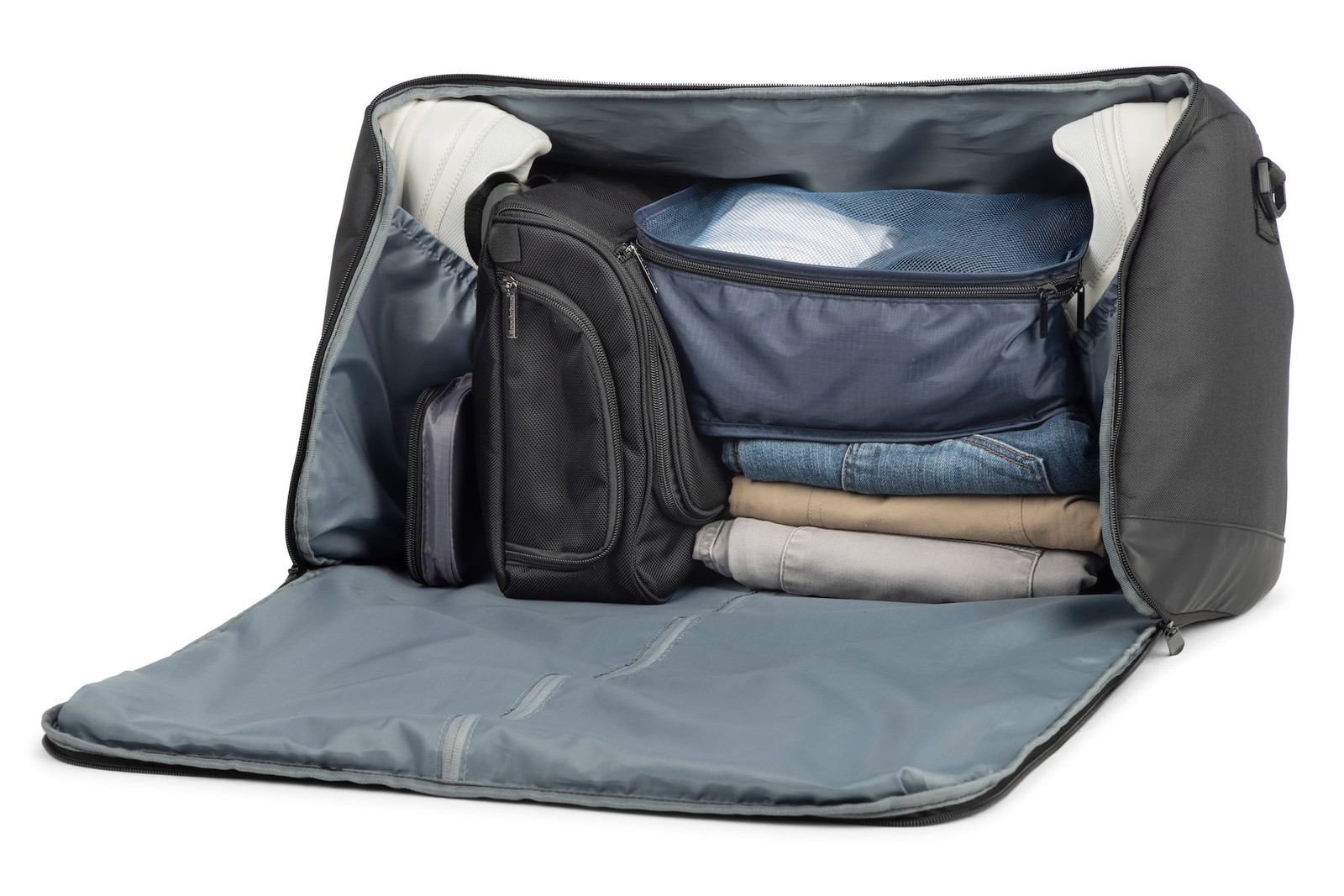 22" Garment Duffel Bag Versatile Carrying Reinforced Support