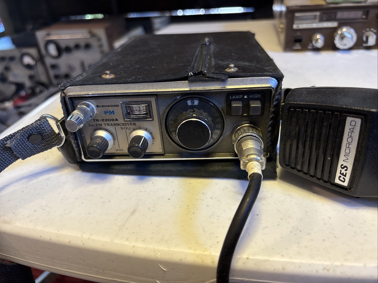 Kenwood TR-2200A 2 Meter FM Transceiver with Microphone *untested*