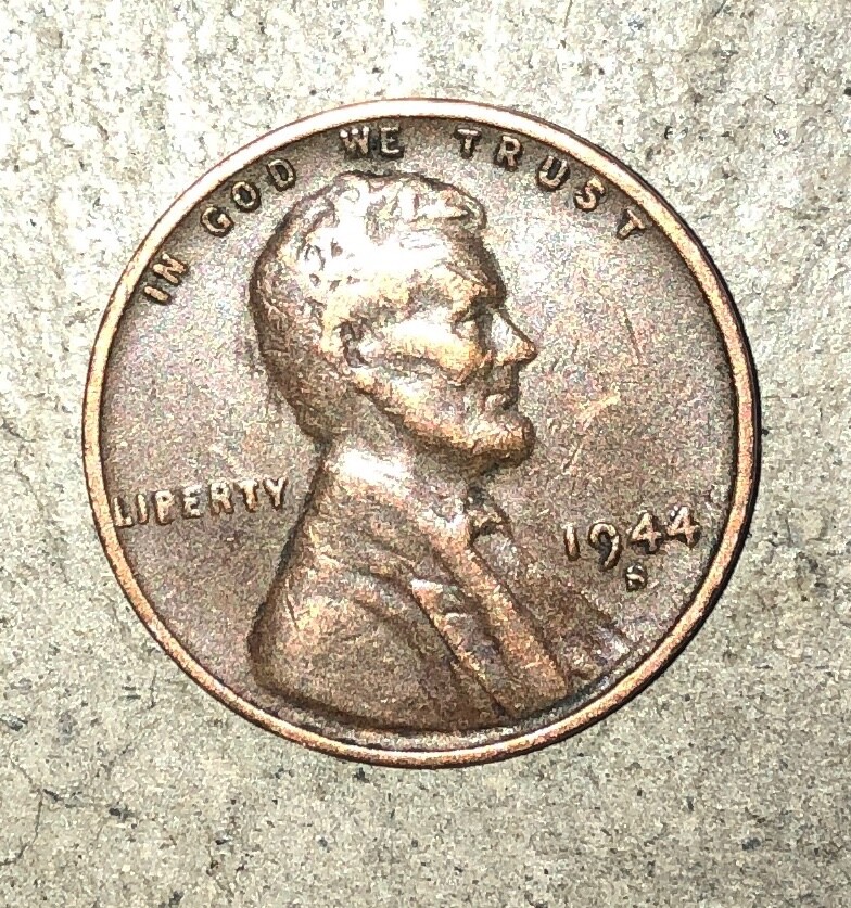 1944 S Wheat Penny