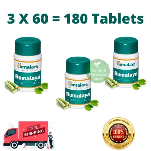 3 x Himalaya Rumalaya Tablets For Joint Pains Arthritis  Joint Health