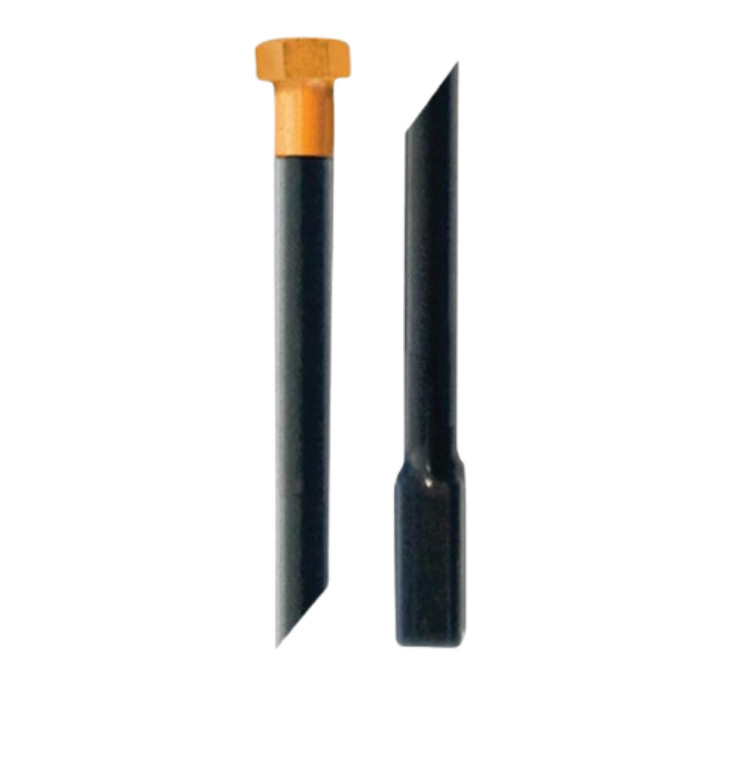 ASCOT 96095 SPARE TIRE REMOVAL TOOL WITH SQUARE HEAD ORANGE  EARLY FORDS