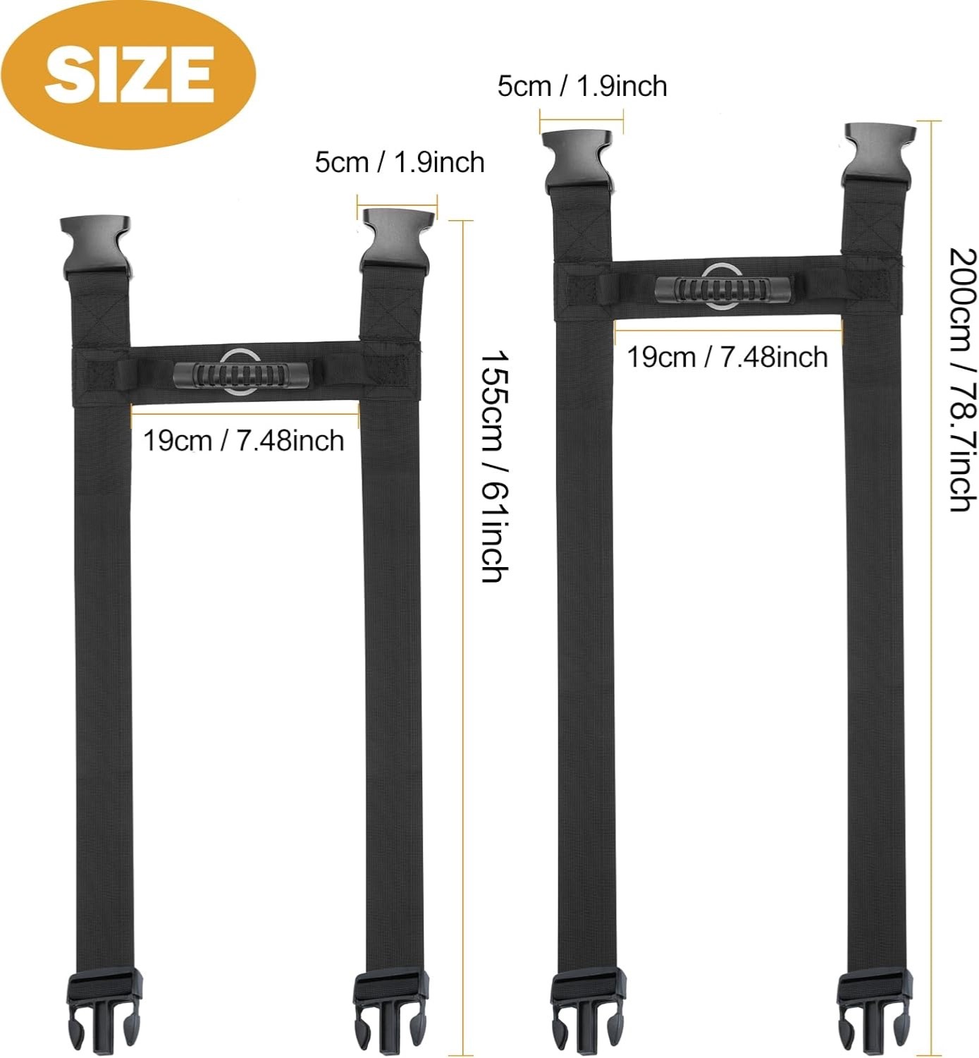 Carrying Strap with Handle, Handheld Belt for Safely Moving and Lifting Heavy...