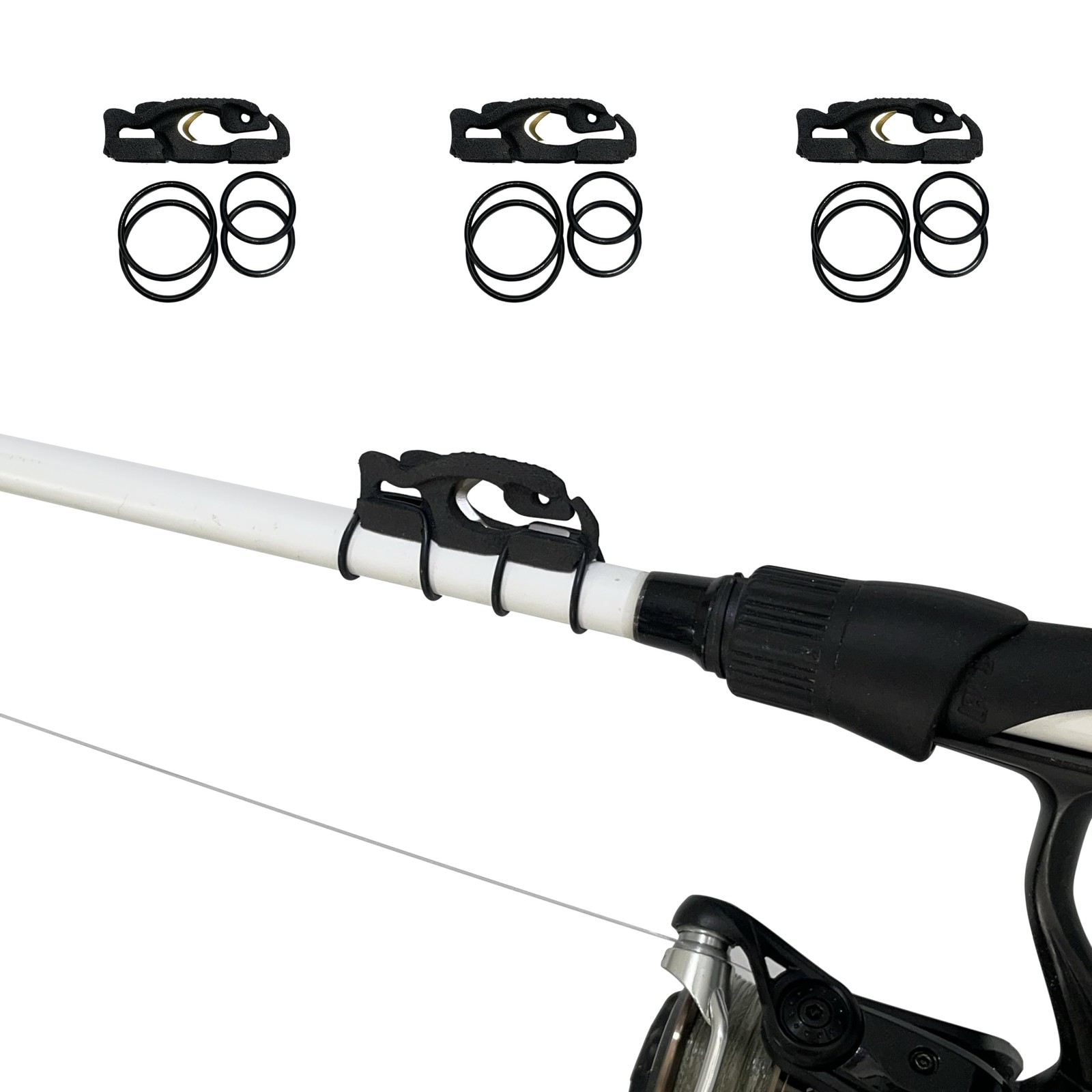 FinMan 3-Pack Chrome Multitool Saltwater Fishing Line Cutter & Hook Keeper