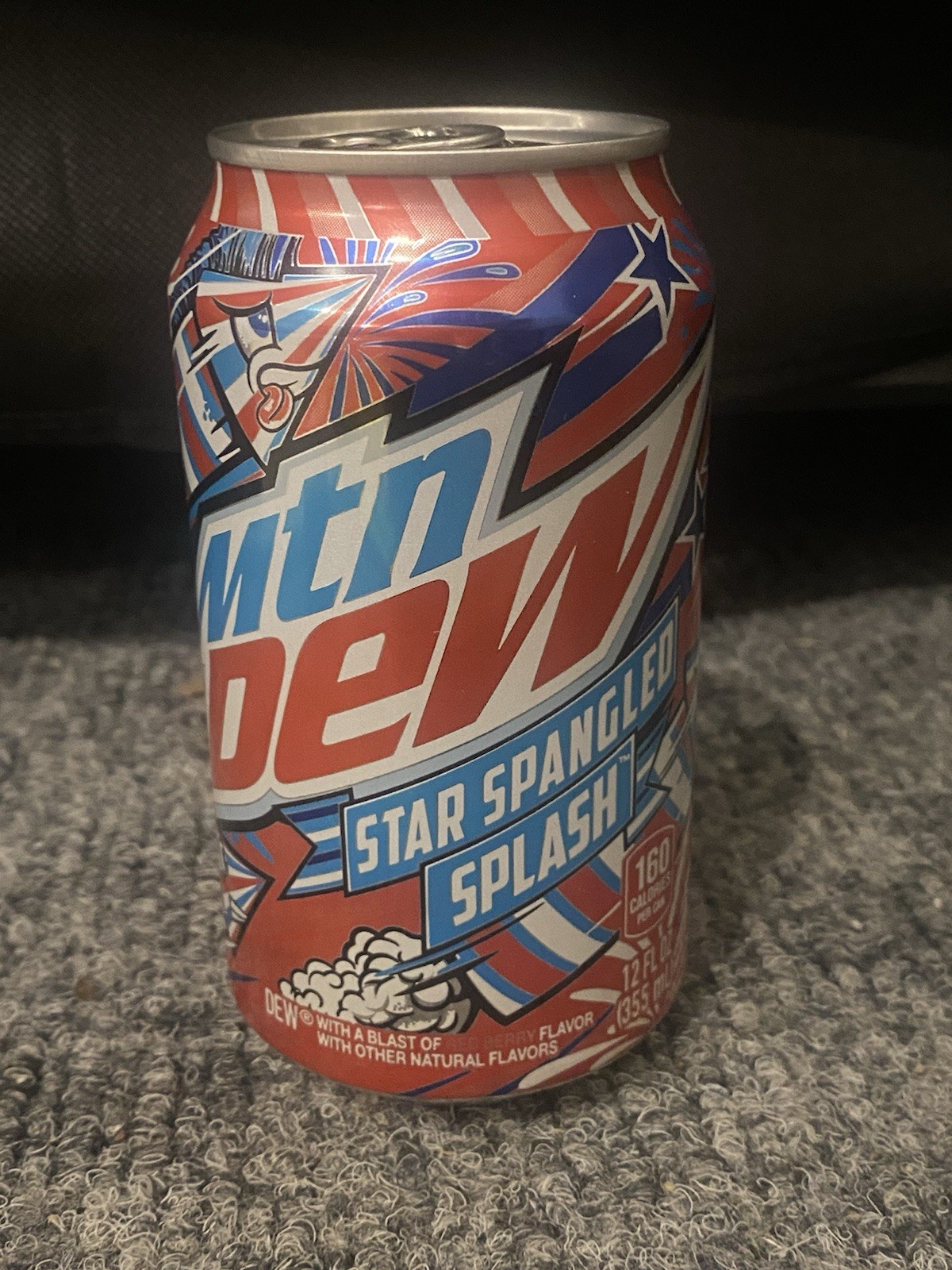 Mountain Dew Star Spangled Splash Full Unopened Can