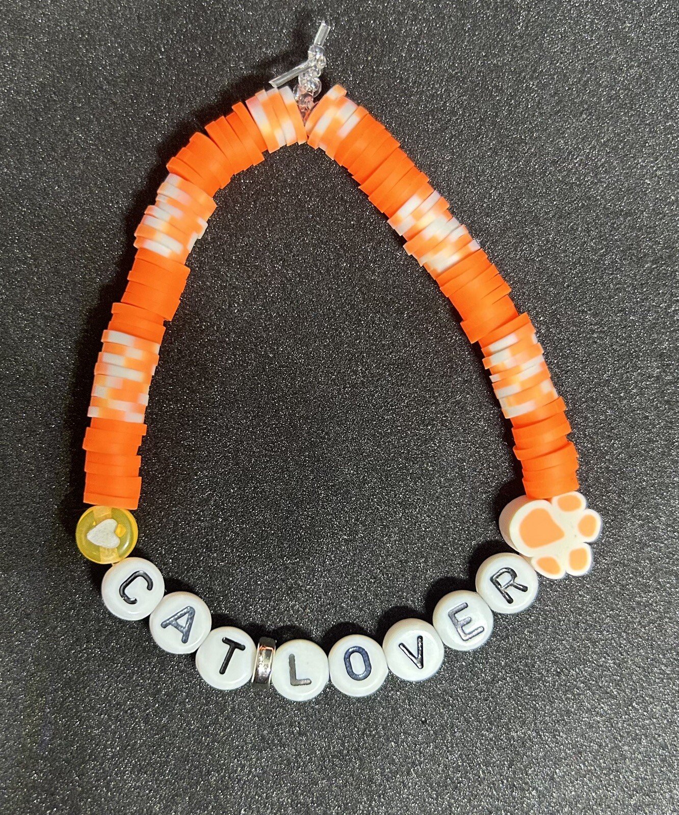 Cat Lover Heishi Bracelet