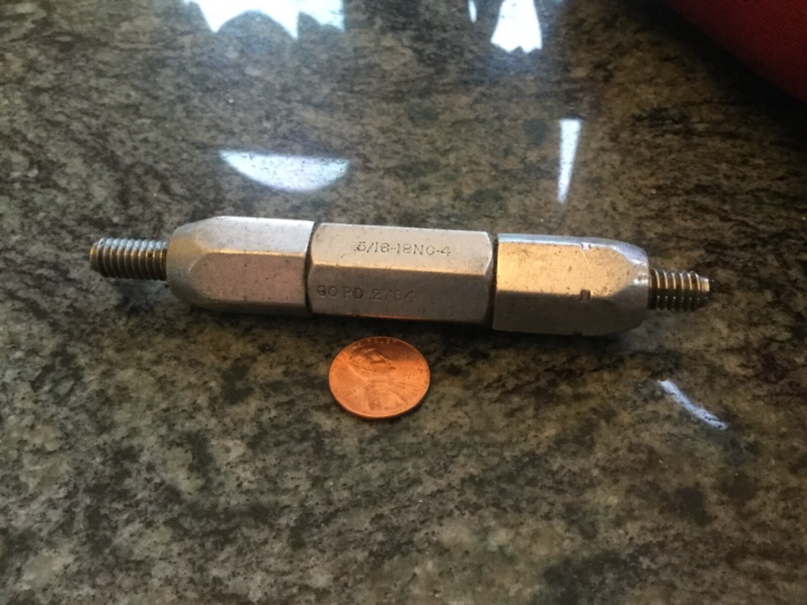 Winter plug thread threading gage 5/16-18 5/16 18 go / nogo thread check