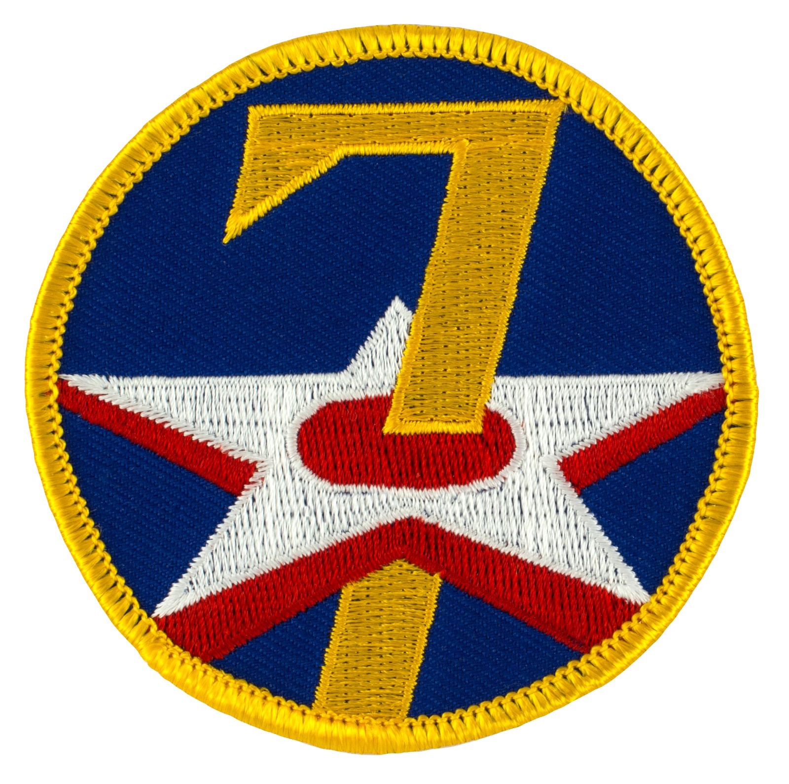 7th Seventh Air Force Patch (127) 3" Round Embroidered Patch 50878