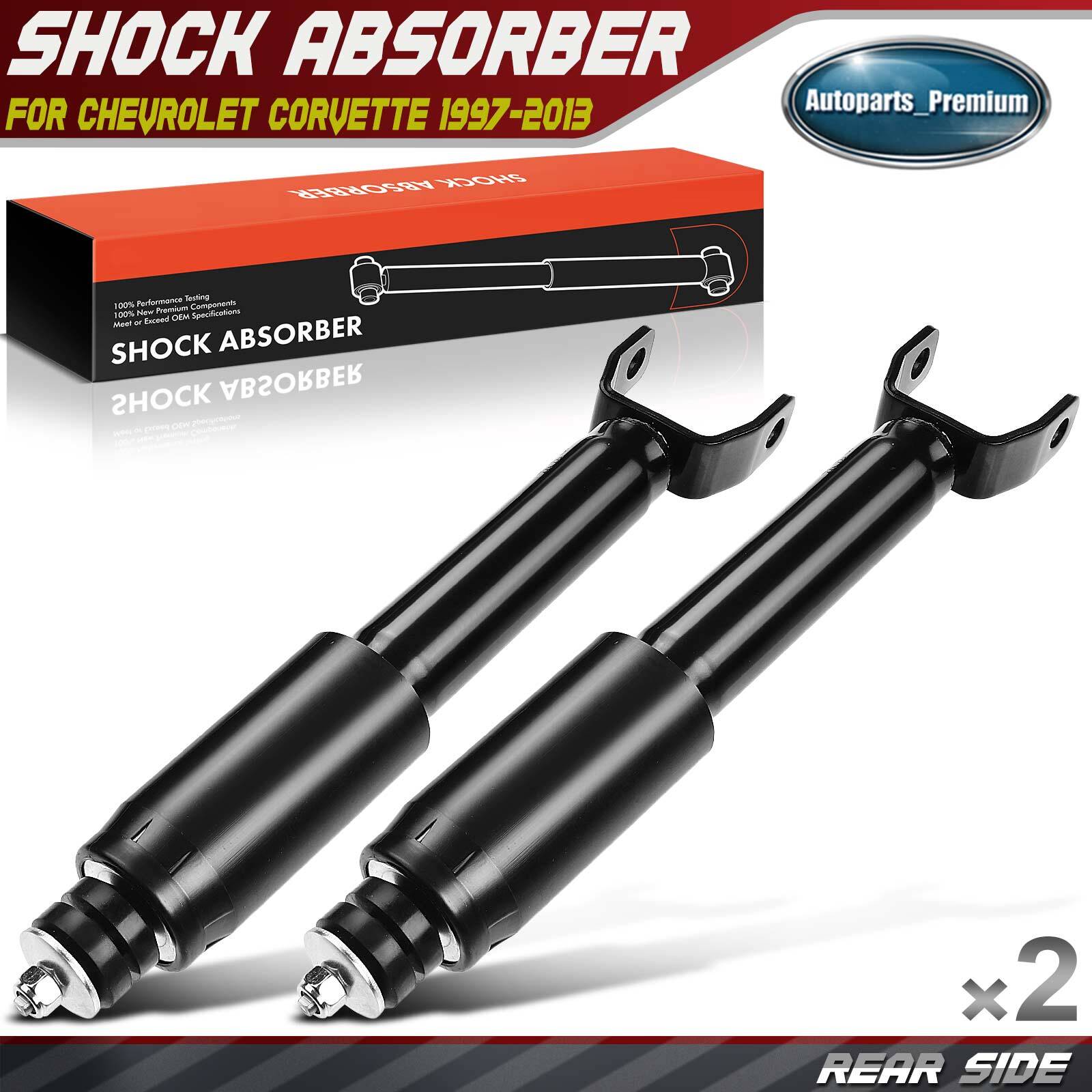 2x Rear Driver & Passenger Side Shock Absorber for Chevrolet Corvette 1997-2013