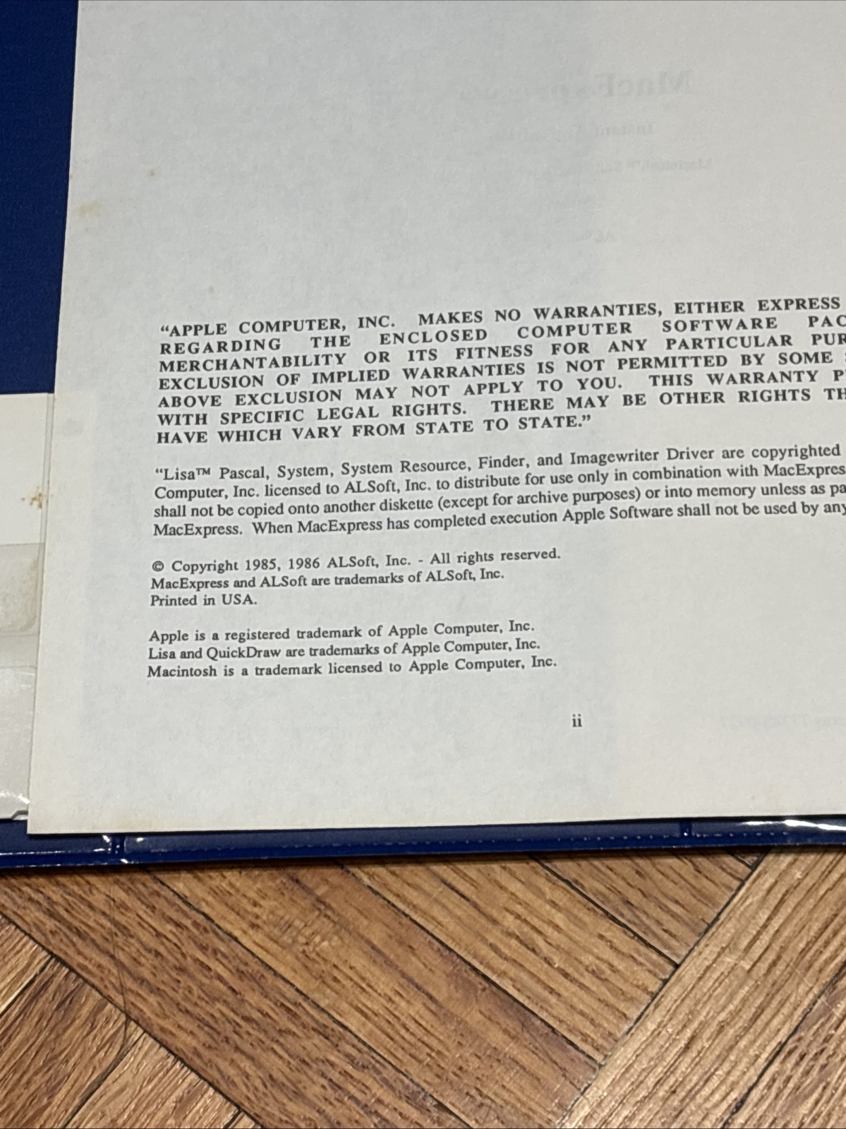 Vintage MacExpress 1.2 Macintosh Software Development Tool + Manual 3.5” Floppy