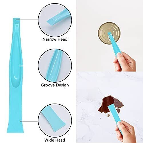 Plastic Scraper Tool Carbon Fiber Multi-Purpose Scraper Non-Scratch 6PC Pack