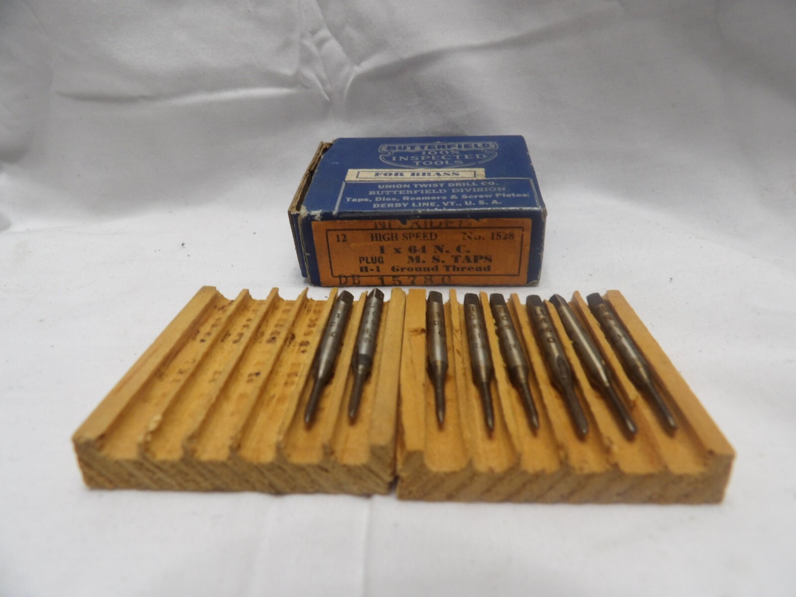 Butterfield 1 x 64 NC Plug Taps (Box of 8) #1528