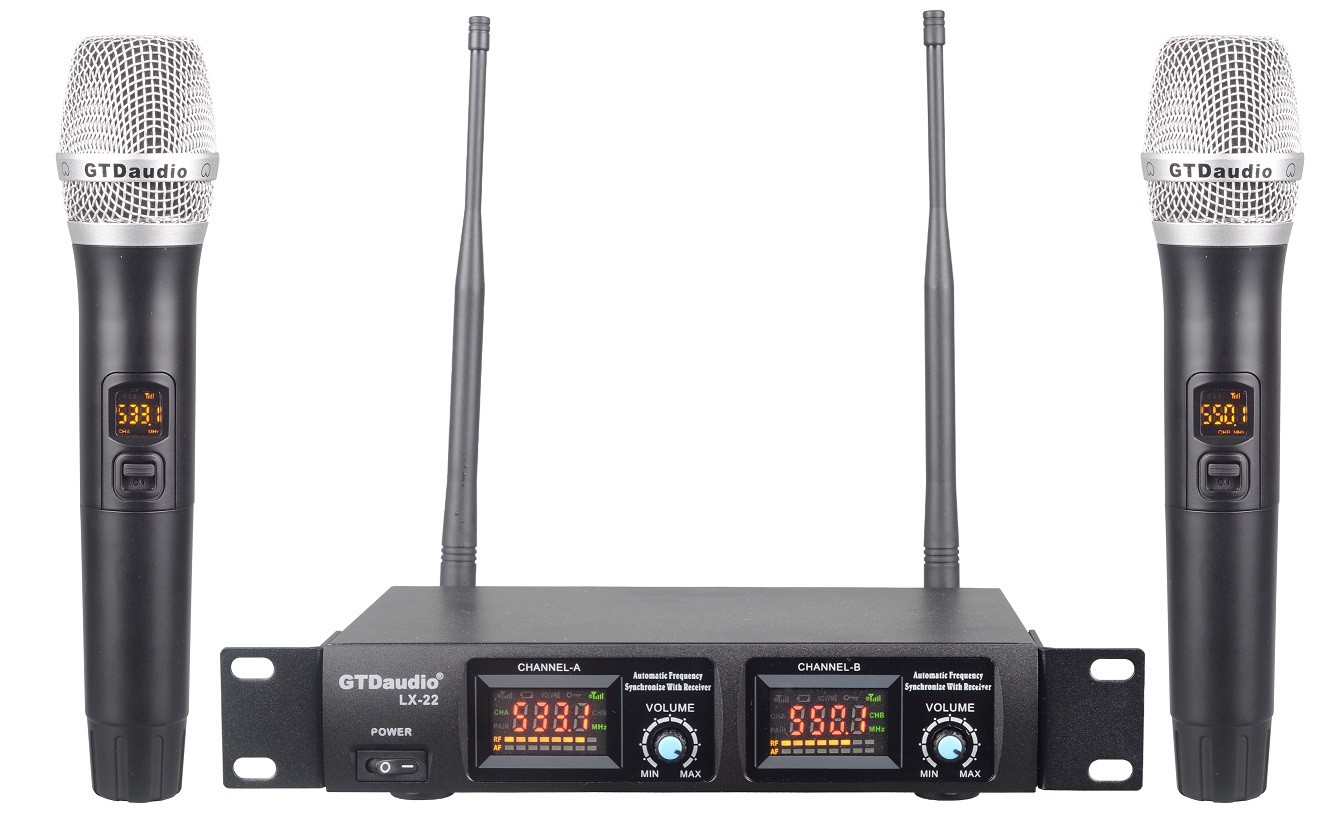 GTD Audio 32 Selectable Channels Wireless Handheld Microphone Mic system LX-22