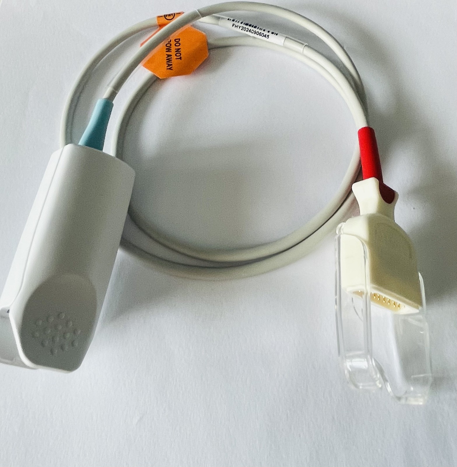 15Pin SpO2 Sensor Probe Extension Cable 3ft For Masimo M-LNCS DCI Finger Clip