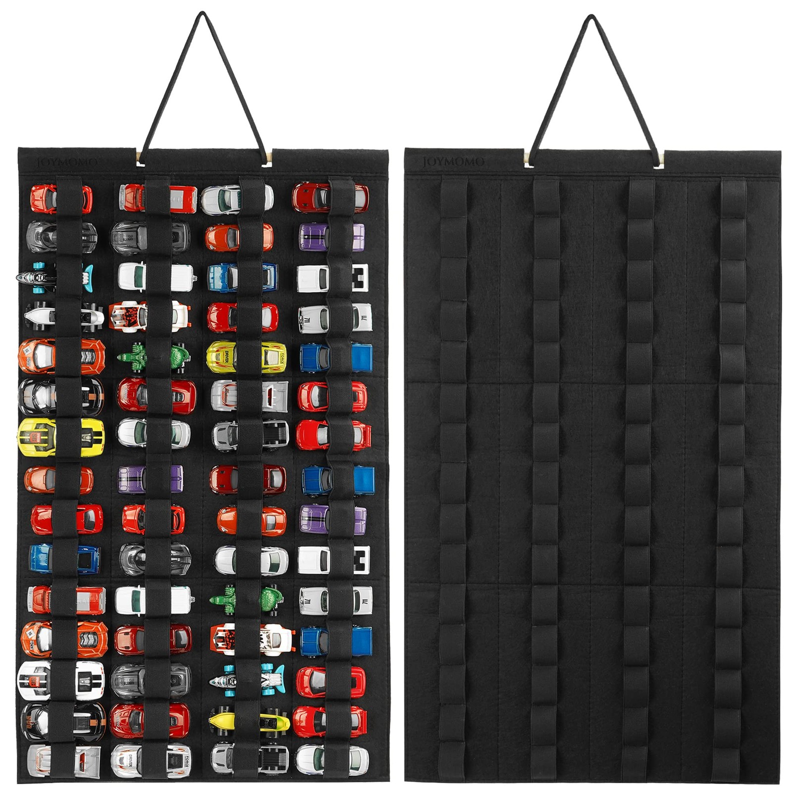 Hanging Storage Organizer for Hot Wheels Felt Display Case Hold Up To 60 Toys