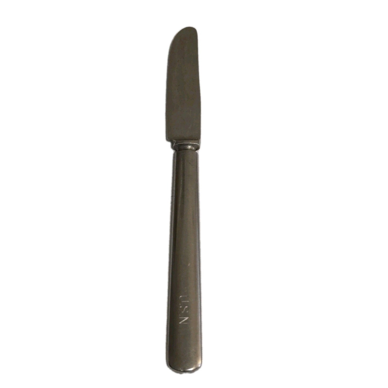 Vintage USN US Navy Silverware Knife Stainless Steel Silco 8.5" Long