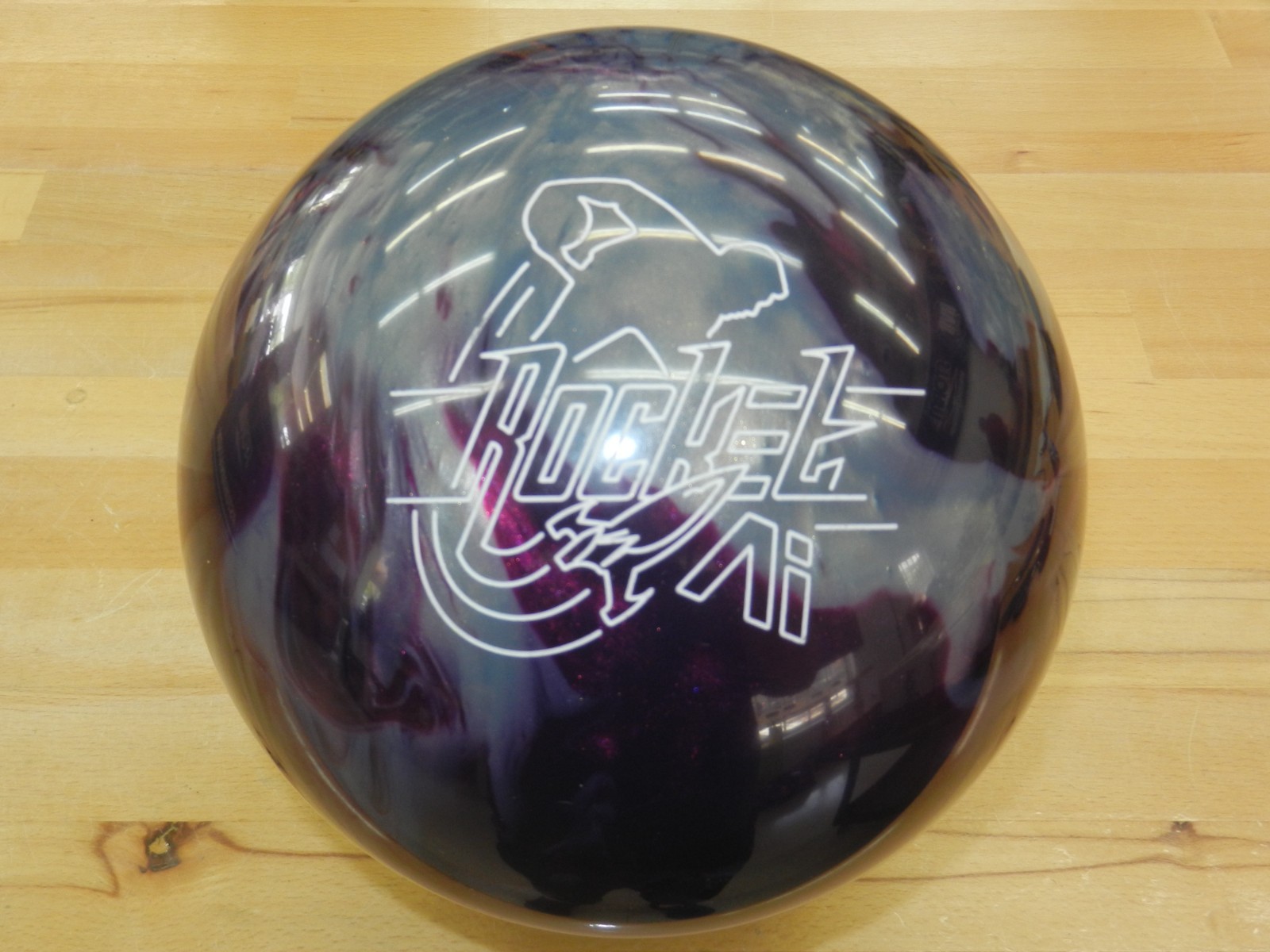 NIB 15# Storm Rocket A.I. Bowling Ball w/Specs of 15.4/3-3.5" Pin/2.18oz TW