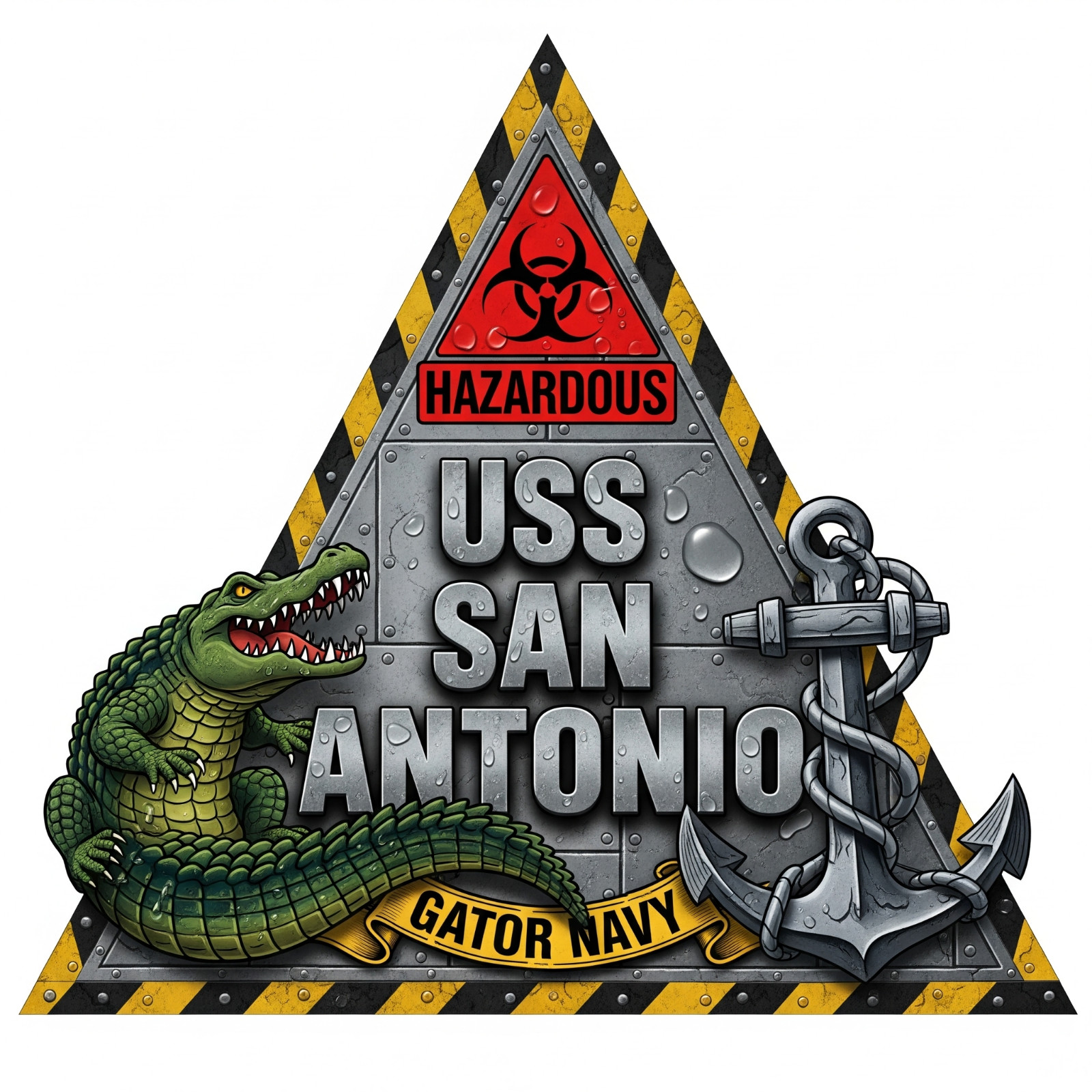 USS San Antonio Shirt - Gator Navy Best Military Shirt - PRIOR SERVICE Shirt