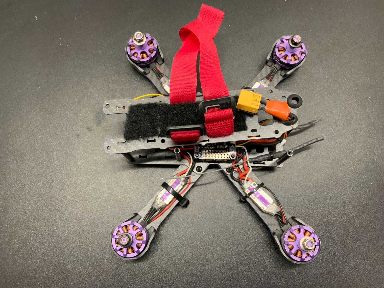 Eachine Wizard X220 FPV racing drone frame.