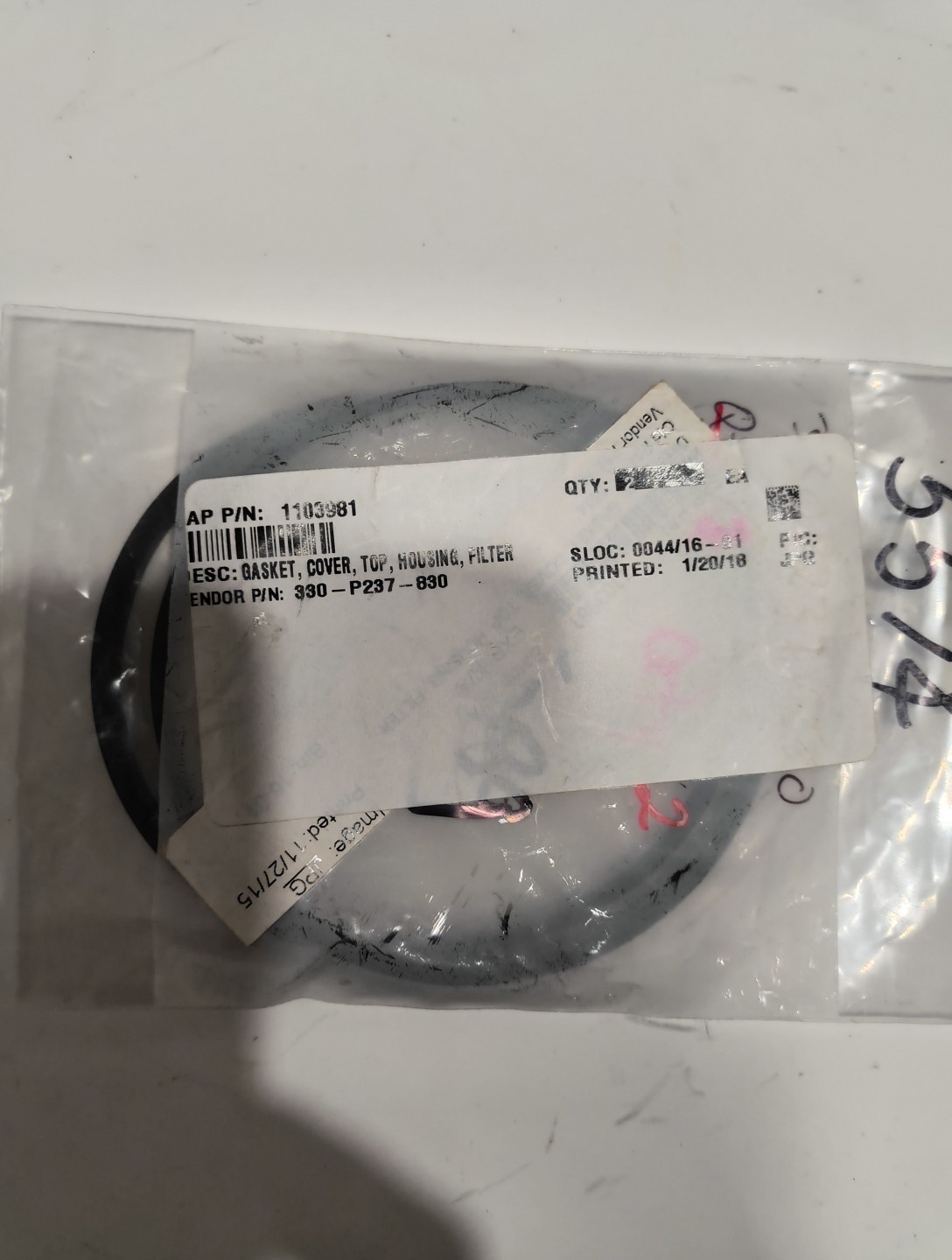 Gasket 330-P227-830 Cover,Too,Housing Filter Pack Of 2 New