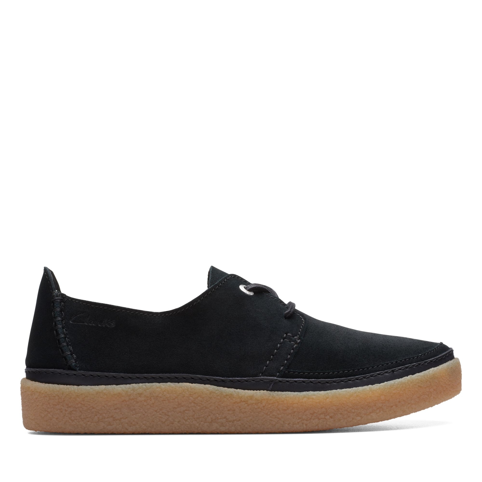 Clarks Men's Oakpark Lace Black Suede 26174603