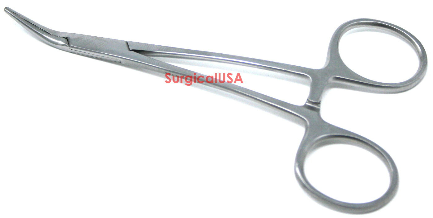Peet Splinter Forceps Angled Serrated Jaws Dental Surgical Veterinary Instrument