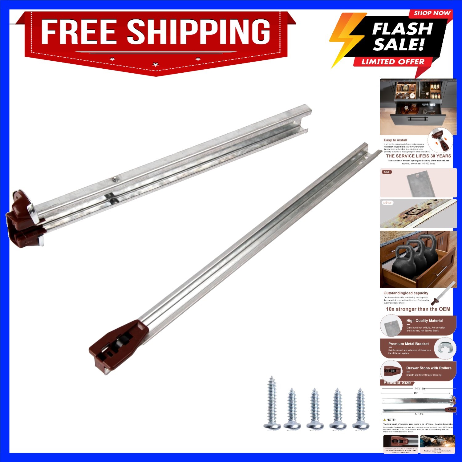 for Kenlin-Compatible undermount Drawer Slides, Center Mount Drawer Slides- P...