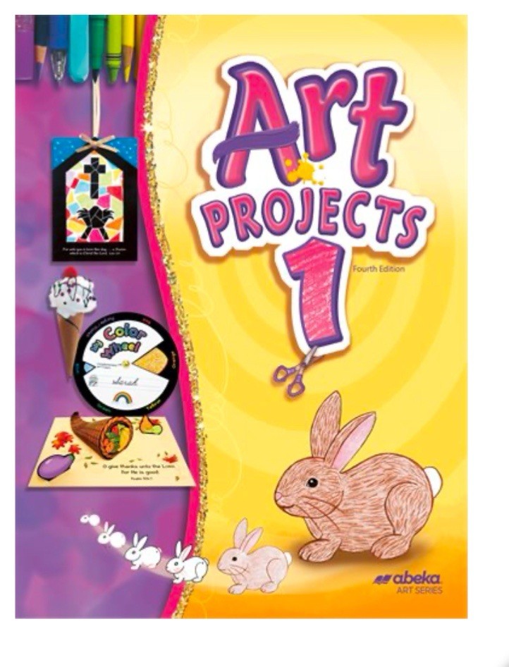 Abeka Art Projects 1. Blank Projects! First Grade Art Curriculum. Art Series.