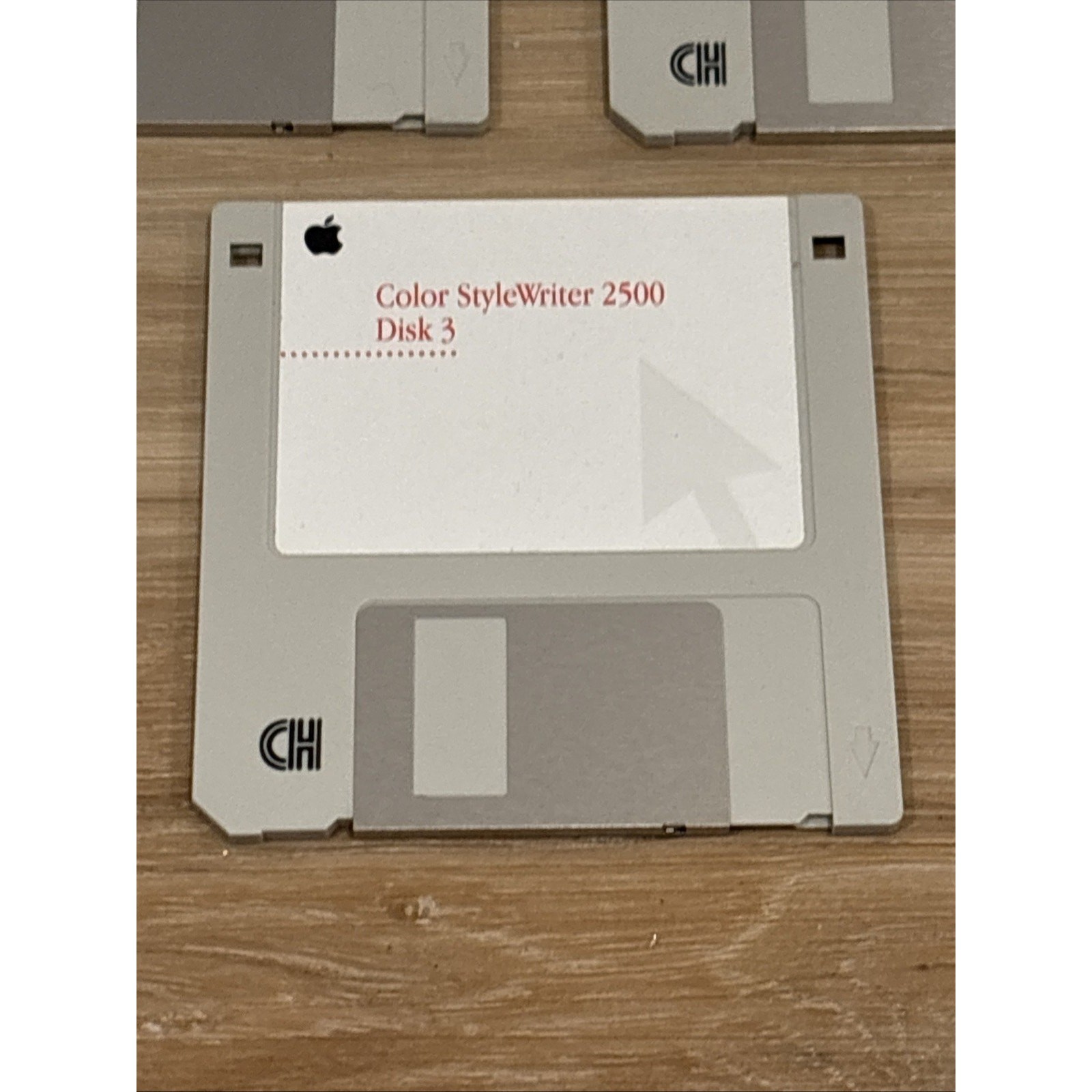 Apple Color StyleWriter 2500 Installation Floppy Disc Set 1-3