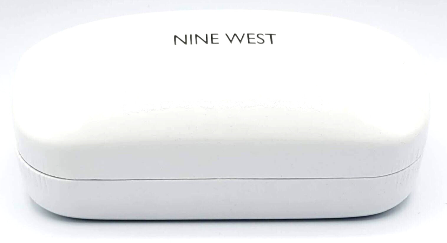 **LARGE** - NEW - AUTHENTIC - NINE WEST - WHITE - HARD SUNGLASSES CASE
