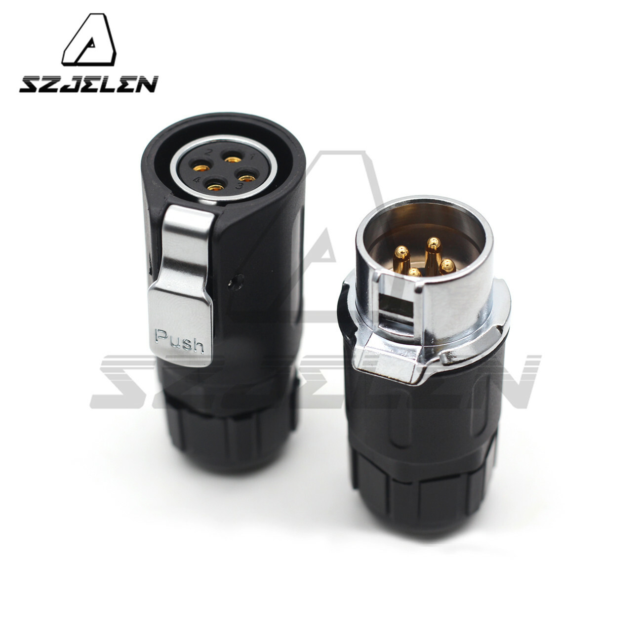 XHP20 4Pin RV Power Cable Connector Plug Socket,Waterproof IP67,Wire Connector